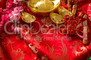 Chinese new year decorations background