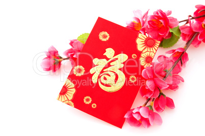 Isolated Chinese New Year or Spring Festival objects