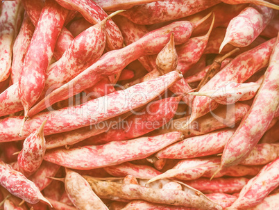 Retro looking Cranberry beans