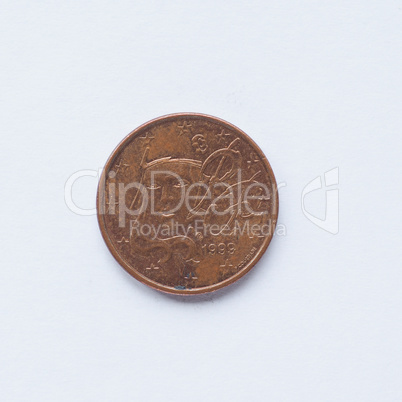 French 1 cent coin