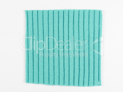 Green fabric sample