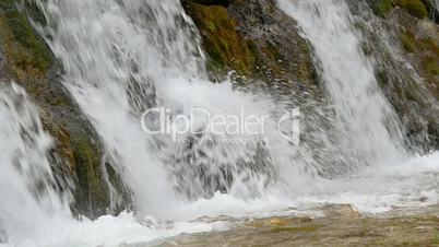 HQ slow motion water flow waterfall 11728