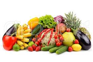 assortment fresh fruits and vegetables