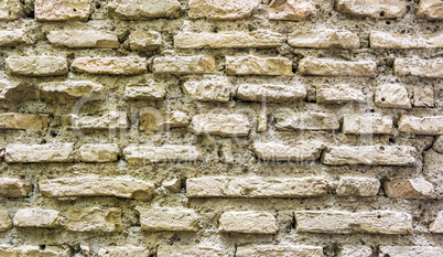 Bricked ancient wall