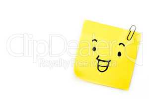 Composite image of smiling face