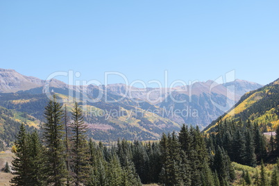 Scenic mountain landscape in Colorado