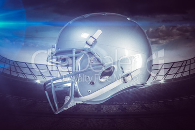 Composite image of american football helmet