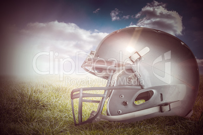 Composite image of american football helmet