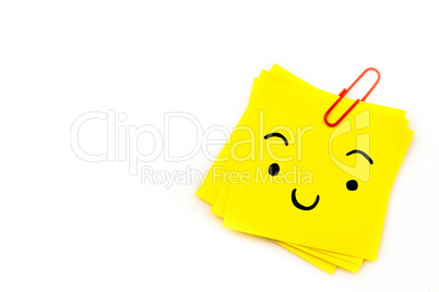 Composite image of smiling face