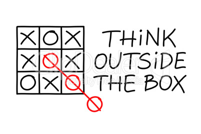 Think Outside The Box Tic Tac Toe