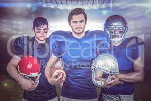 Composite image of american football team