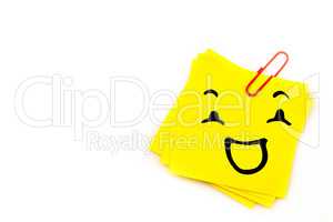 Composite image of smiling face