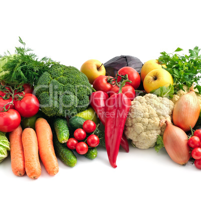 fresh fruits and vegetables