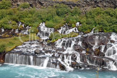 Hraunfossar, Island