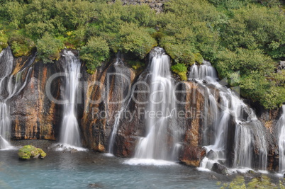 Hraunfossar, Island