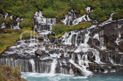 Hraunfossar, Island