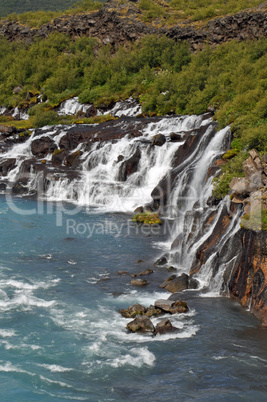 Hraunfossar, Island