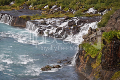 Hraunfossar, Island