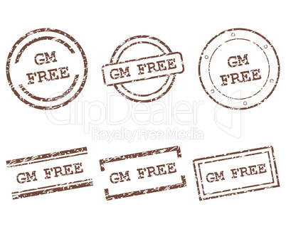 GM free Stempel GM free Stempel