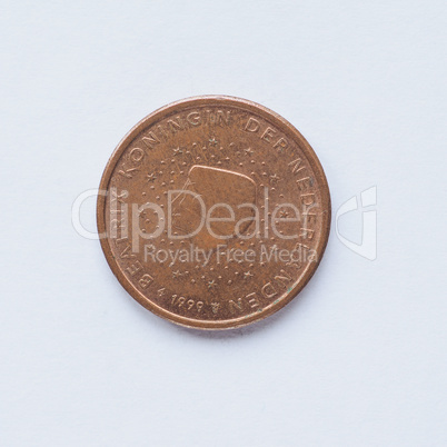 Dutch 2 cent coin