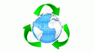 Recycling Symbol Animation