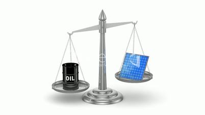 Oil vs Solar Panels