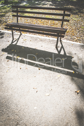 Bench in a park