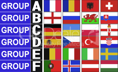 flags football groups