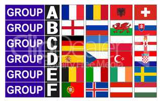 flags football groups
