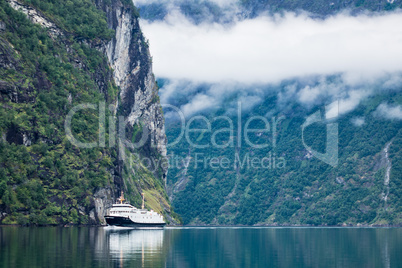 Blick auf den Geirangerfjord