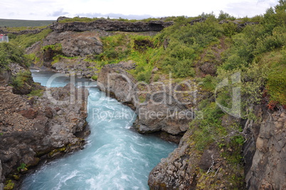 Hvita am Hraunfossar