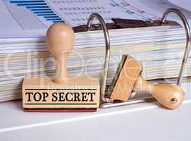 Top Secret - Rubber Stamp in the Office