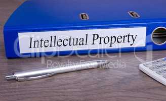 Intellectual Property - binder in the office