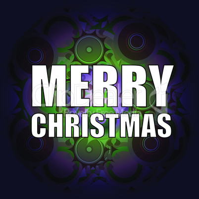 Beautiful text design of Merry Christmas on abstract background. vector illustration