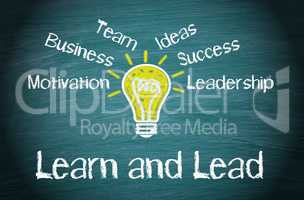 Learn and Lead Business Concept