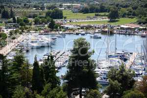 Marina in Vrsar, Istrien, Kroatien