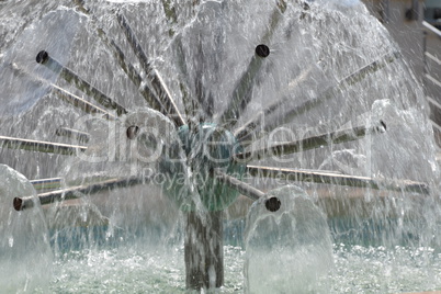 Springbrunnen in Vrsar, Istrien, Kroatien