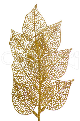 Christmas leaves decoration