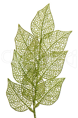 Christmas leaves decoration