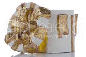 Christmas decorative white gift box