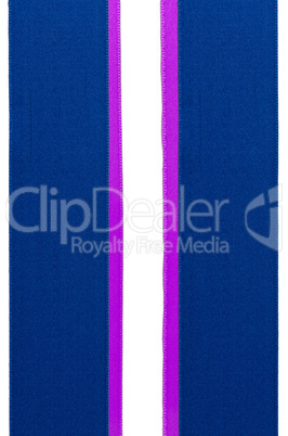 Blue ribbon border