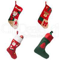 Christmas red stockings