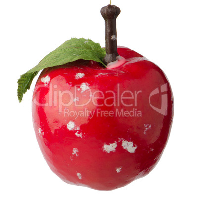 Christmas red apple decoration