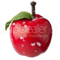 Christmas red apple decoration