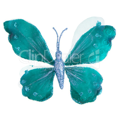 Butterfly Christmas tree ornament