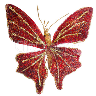 Butterfly Christmas tree ornament