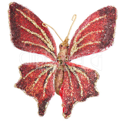 Butterfly Christmas tree ornament