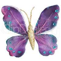 Butterfly Christmas tree ornament