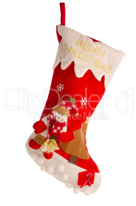 Christmas red stocking