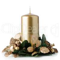 Christmas candle decoration